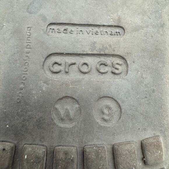 Crocs Brown Flip Flop Sandals Women’s 9 Comfort Lightweight Summer Beach - Picture 8 of 8